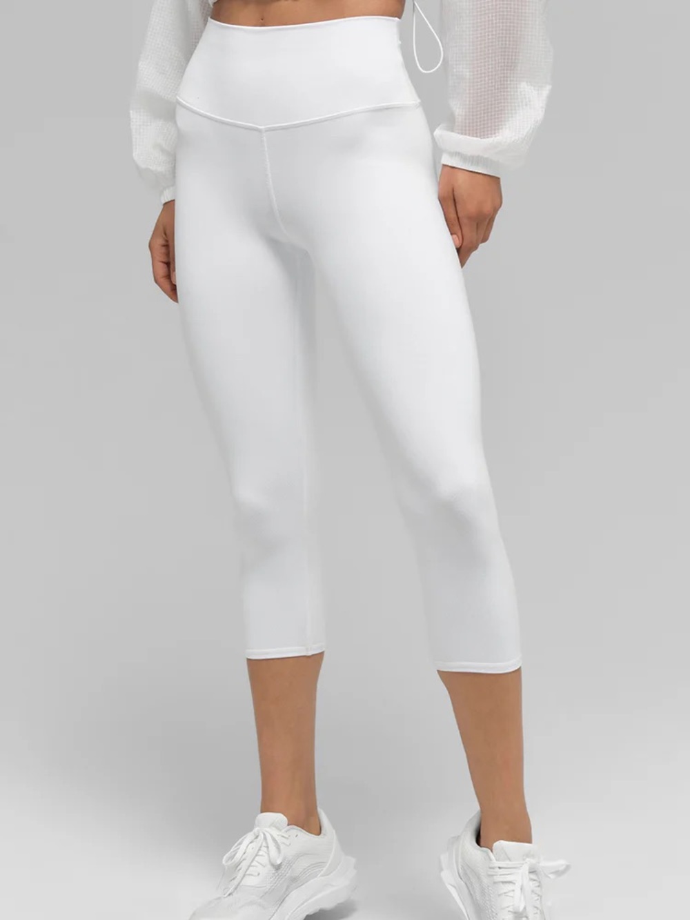 Alo High Waist Airbrush Capri Leggings XS Workout Yoga Athleisure Clean Girl
